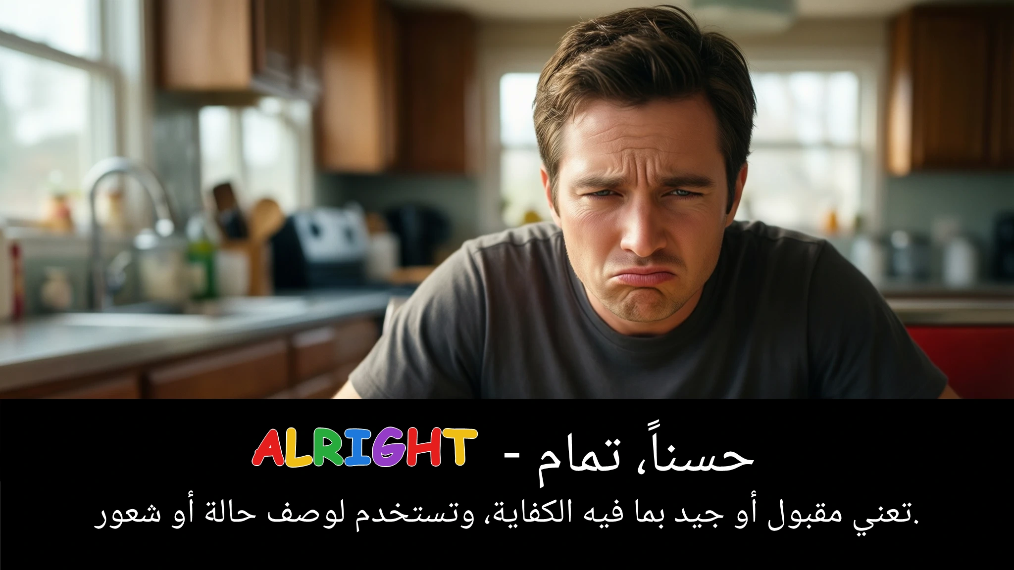 Arabic Illustration for alright
